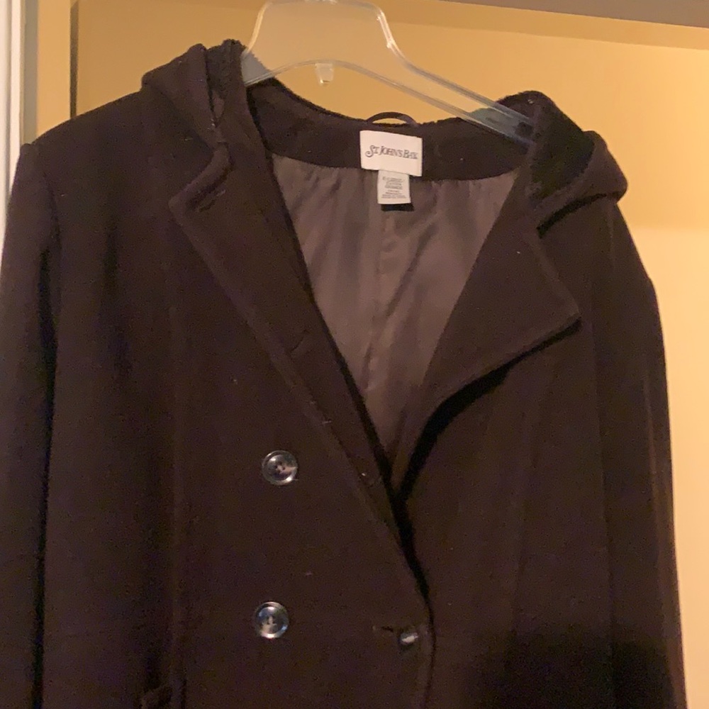 Brown pea coat